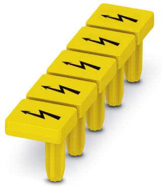 Phoenix Contact WS PT 4 Warnschild ge/sw, 6,2mm