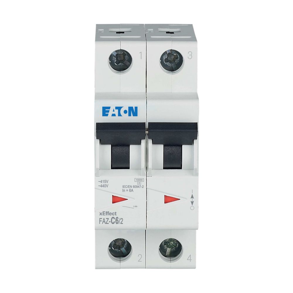 Eaton FAZ-C6/2 Leitungsschutzschalter C 6A, 2p