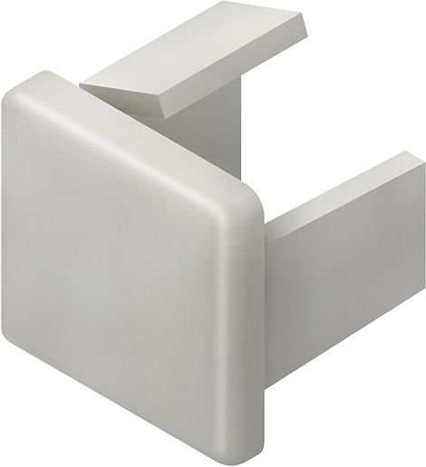 HKL E2020.3 Endstück rws 20x20 RAL9010