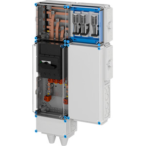 Hensel Mi EV 43kW 3000 Ladeverteiler b. z. 3 Ladepunkte