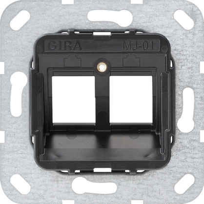 Gira 560100 Modular Jack 1 2fach UP Tragring