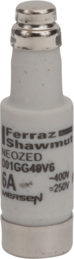Mersen D01GG40V6 Sicherungseinsatz NEOZED D01 gG 6A/400V