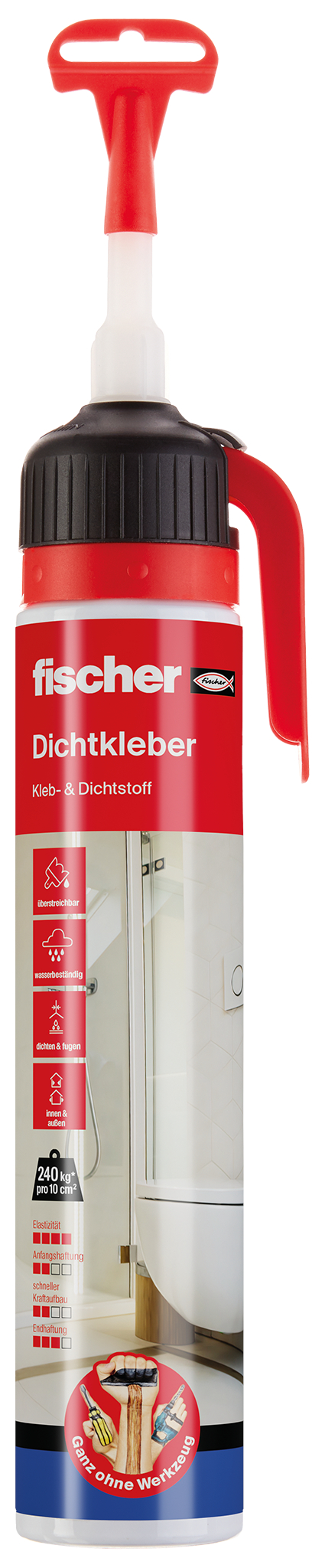 Fischer Deutschl. 545858 GOW Dichtkleber PP 200ml
