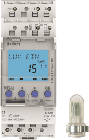 Theben LUNA 111 top3 AL Dämmerungsschalter m.Aufbaulichtsensor
