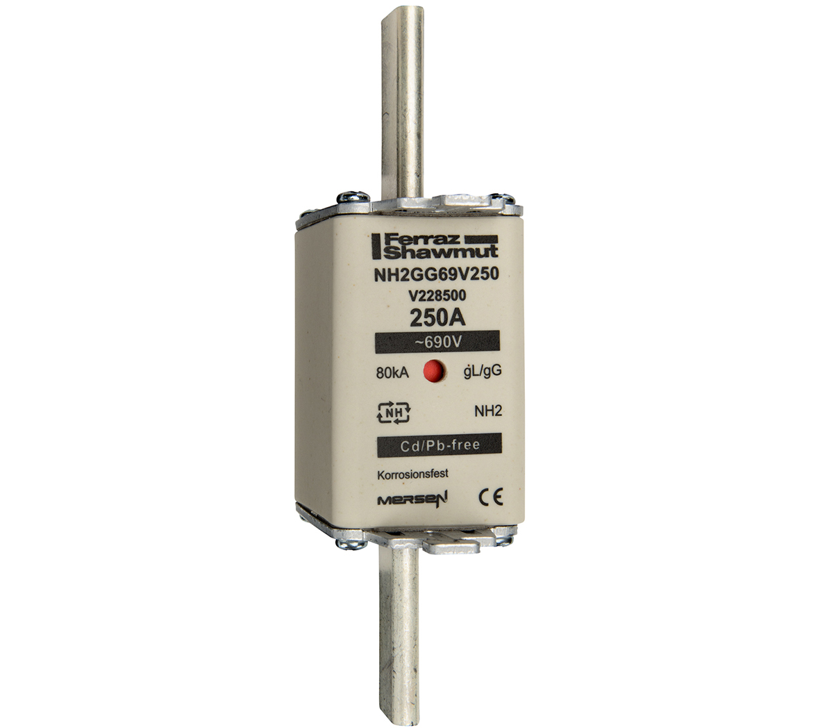 Mersen NH2GG69V300 NH-Sicherungseinsatz SF Gr.2 gG 300A/690V KM