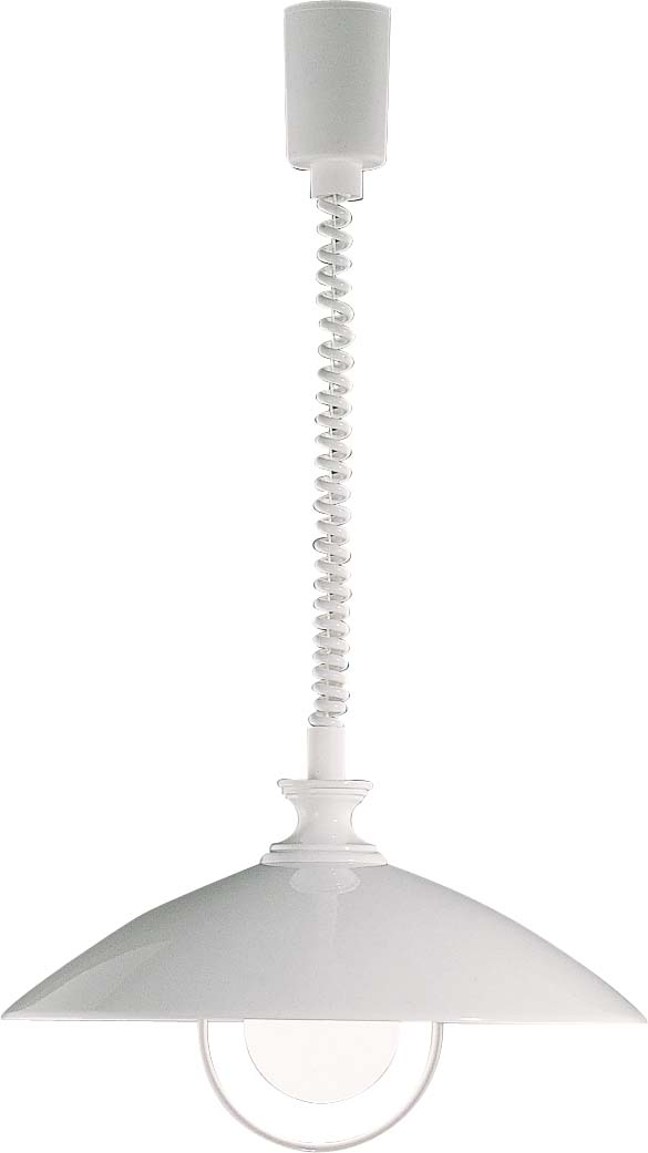 Böhmer 11066 ws Zugpendelleuchte G95 100W E27