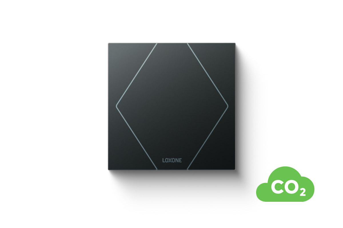 Loxone Touch Pure Classic CO2 Tree Anthrazit