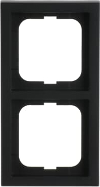 Busch-Jaeger 1722-885K Rahmen 2-fach schwarz matt, f.lin.