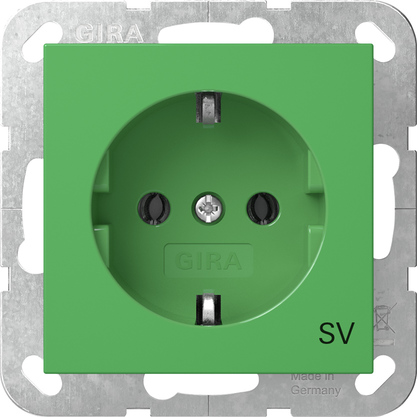 Gira 4188107 Steckdose SV Grün
