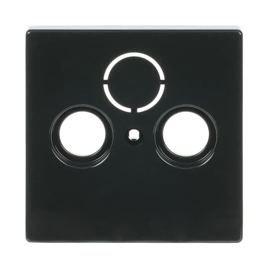 Busch-Jaeger 1743-81 Zentralscheibe anth f.Antennendose 2Loch