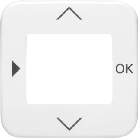 Busch-Jaeger 6435-214 Zentralscheibe alpinws f.Timer-Bedienelem.