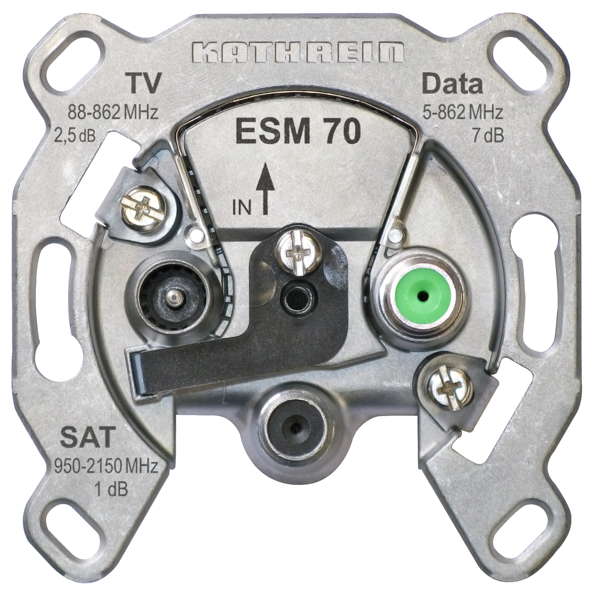 Kathrein ESM 70 BK-Modem-Steckdose Einzeldose, 3fach