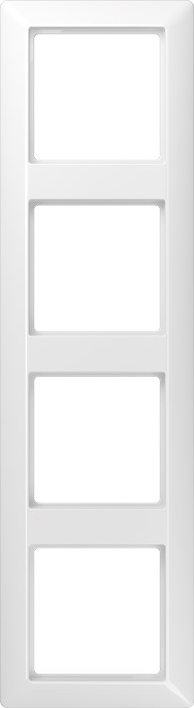 Jung AS 584 WW Rahmen 4-fach aws waage/senkrecht