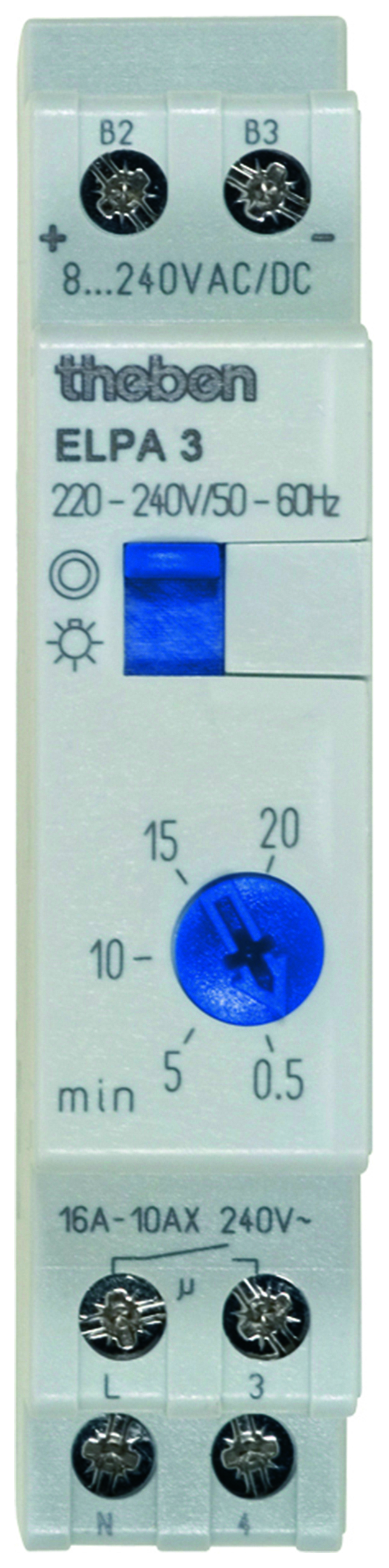 Theben ELPA 3 Treppenlicht-Zeitschalter 1S, 0,5-20min