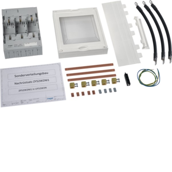 Hager ZY52W2N Bestückungspaket f. UF52W2N + UF33W0N