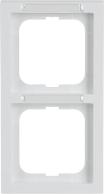 Busch-Jaeger 1722-184 NSK Rahmen 2-fach stws, senk.Beschrift