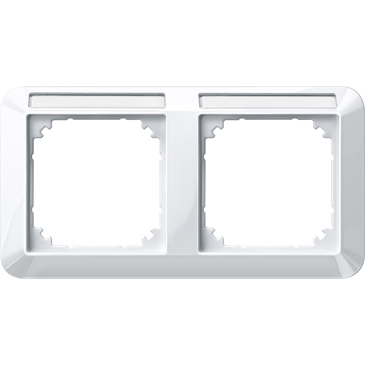 Merten 387219 Rahmen 2f.pws/gl Beschriftungsträger