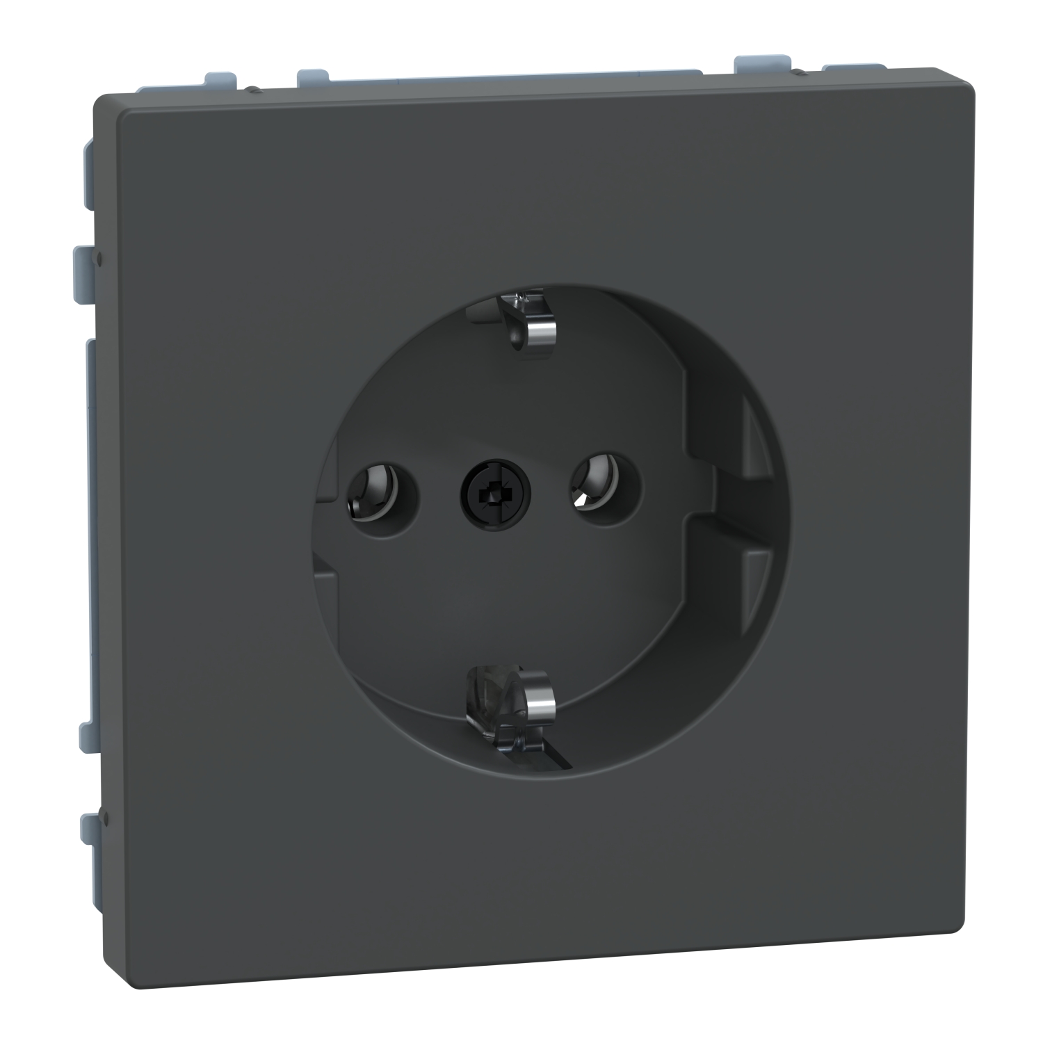 Merten MEG2301-6034 SCHUKO-Steckdose anth mit Steckklemmen