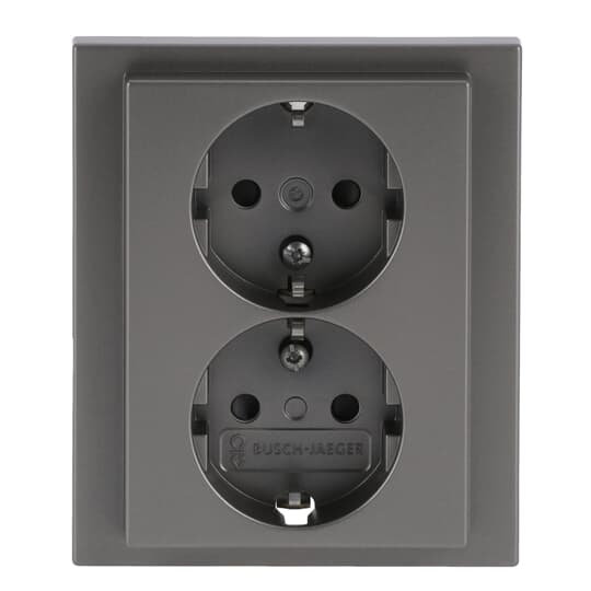 Busch-Jaeger 202 EUJB-866 SCHUKO-Doppelsteckdose