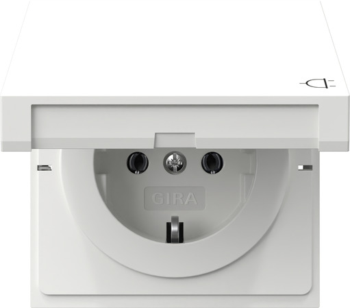 Gira 445470 SCHUKO-Steckdose gn