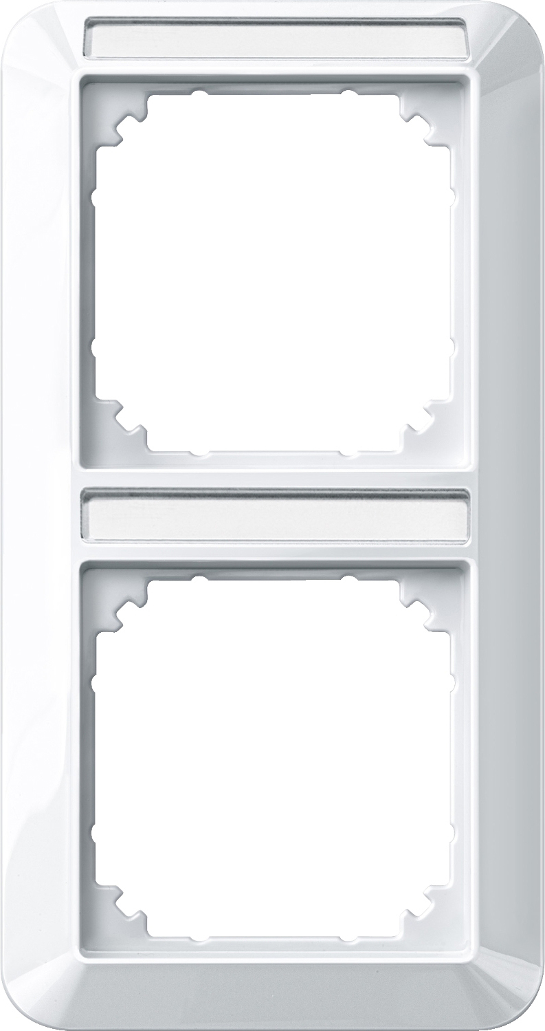 Merten 385219 Rahmen 2f.pws/gl Beschriftungsträger