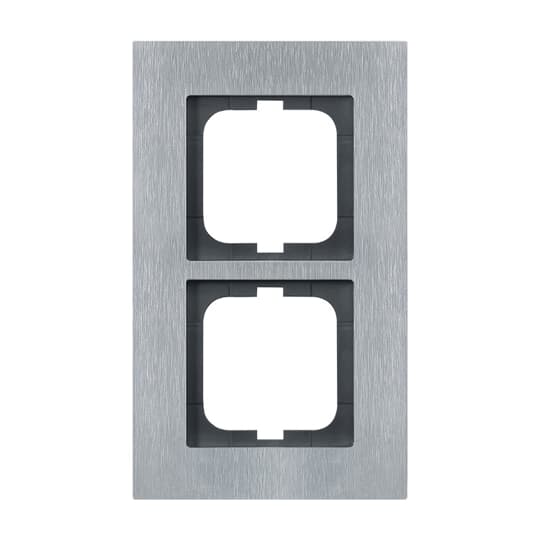 Busch-Jaeger 1722-860 Rahmen 2-fach edelstahl