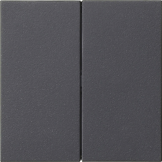 Gira 536228 Bedienaufsatz 2fach anthrazit