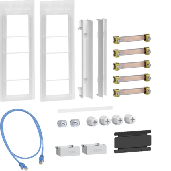 Hager ZM02MS Verbindungssatz universZ 3Pkt.Schrank/Schrank