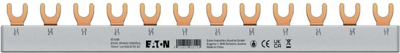 Eaton EVGK-3PHAS/12MODUL Gabelverschienung 3-phasig