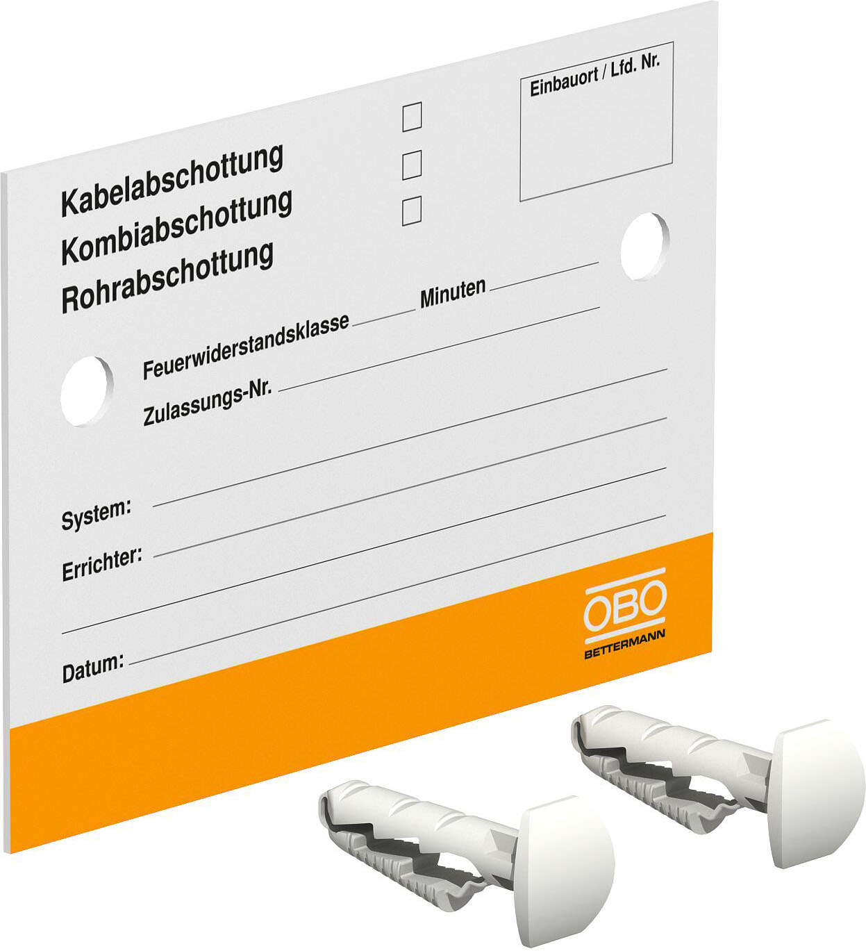 OBO Bettermann Vertr KS-S DE Kennzeichnungsschild