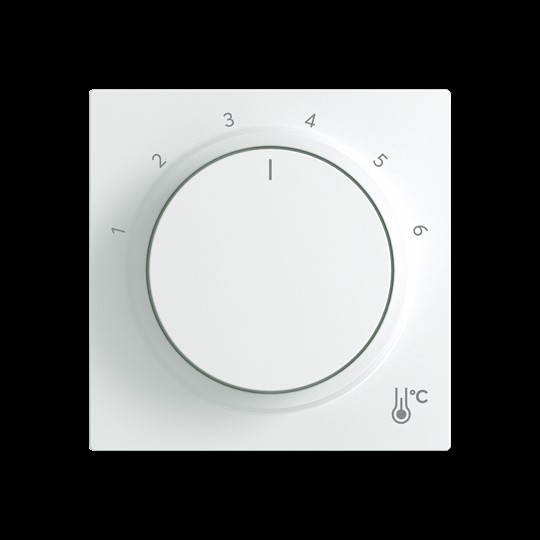 Busch-Jaeger 1794 R-44G Zentralscheibe rund mit Aufdruck "1..6"