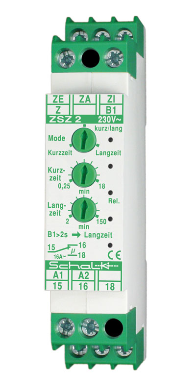 Schalk ZSZ 2 Lichtzeit-Impulsschalter m.3 Modi 1S 16A m.ZI