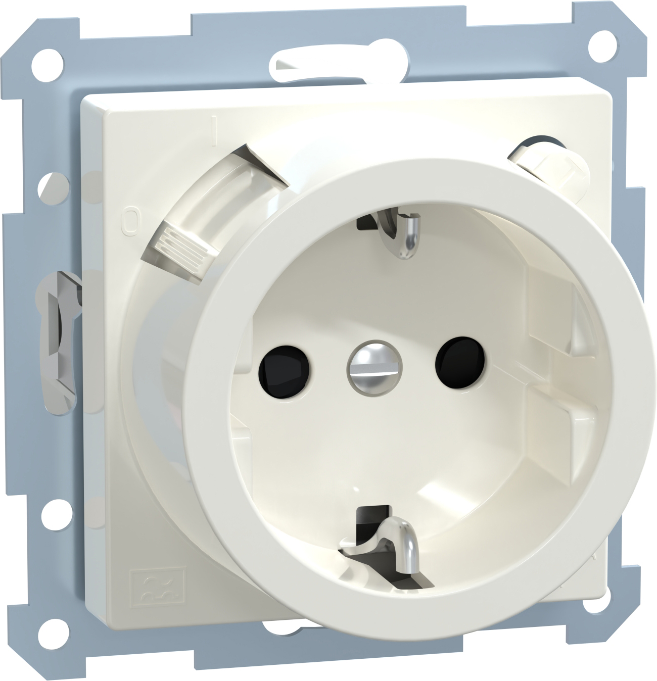 Merten 233819 FI-Steckdosen-Einsatz pwgl Schuko BRS