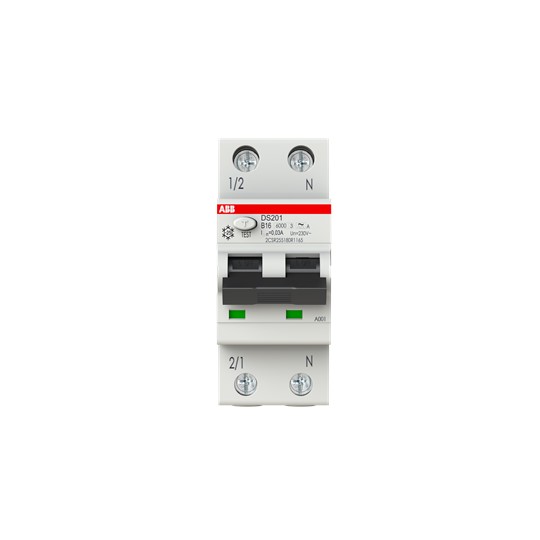 ABB Stotz S&J DS201A-B16/0,03 FI/LS-Schalter 6kA, 1p+N