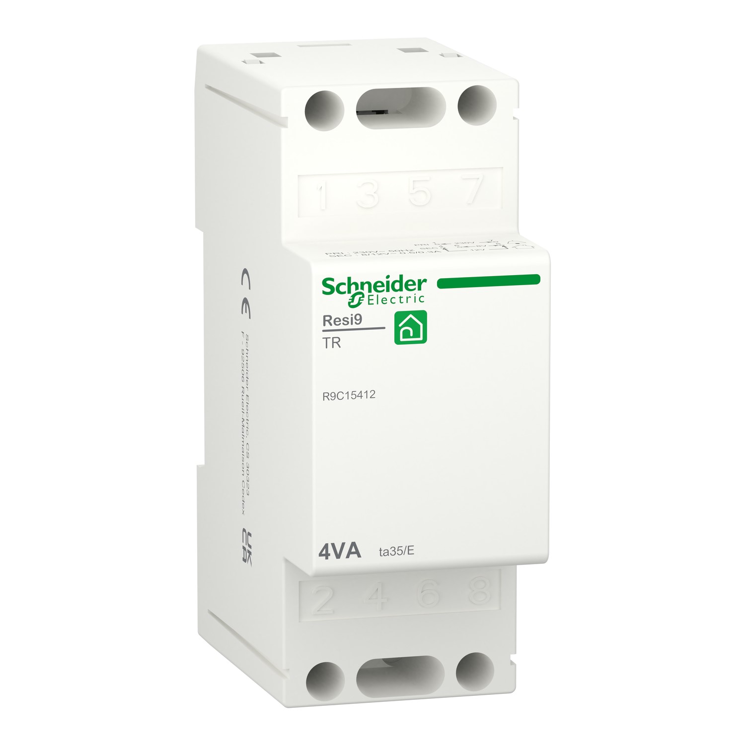 Schneider Electric R9C15412 Resi9 Klingeltransformator iTR, 230V 50-60 Hz