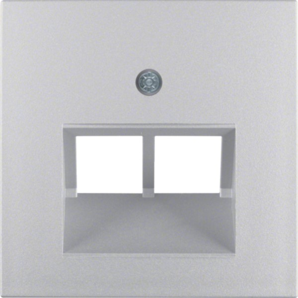 Berker 14091404 Zentralstück alu f.U für UAE/E-DAT ISDN