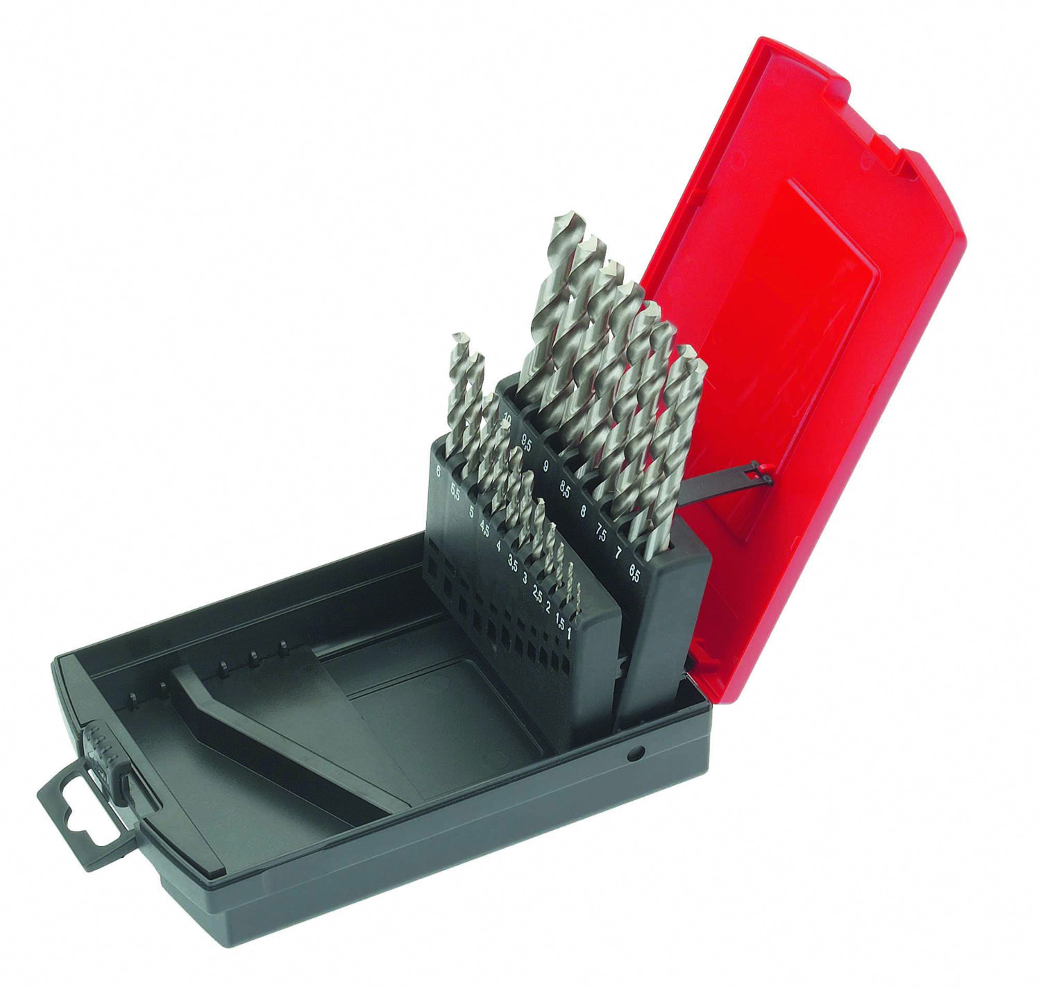 Cimco Werkzeuge 201352 Spiralbohrer-Sortiment HSS 1-10/0,5 19Stk.