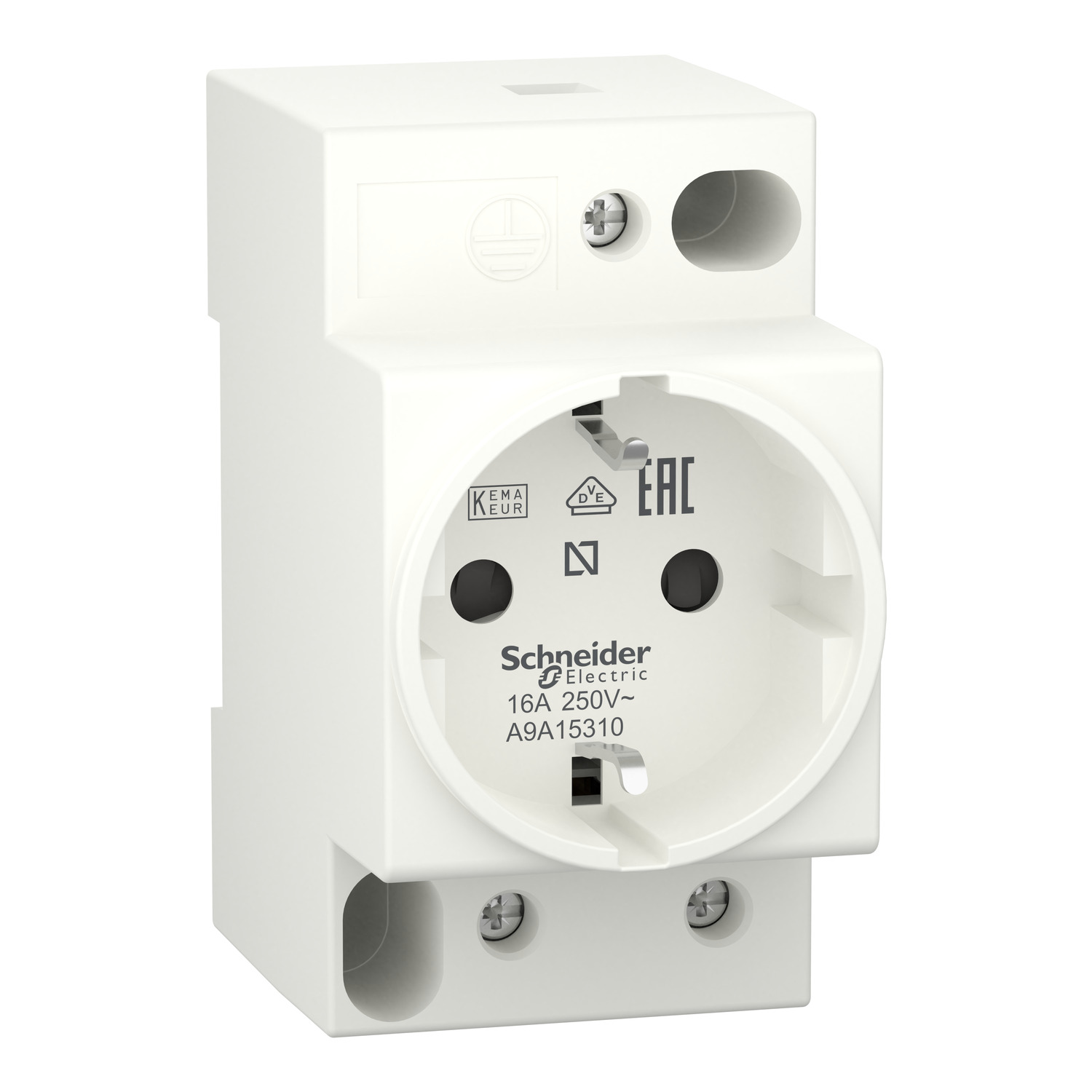 Schneider Electric A9A15310 Steckdose 16A 2P+E 250V