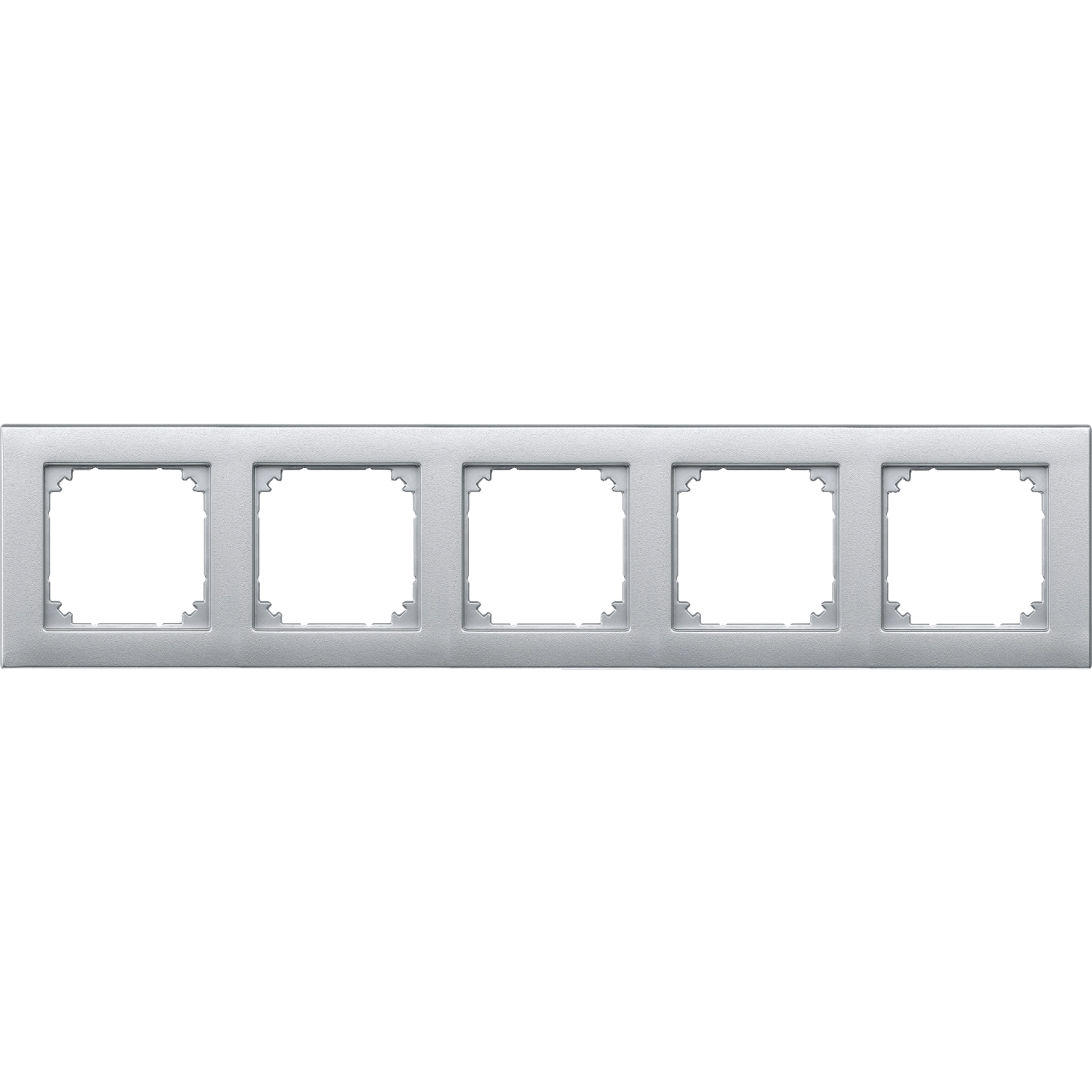 Merten 486560 Rahmen 5f.alu waage/senkrecht