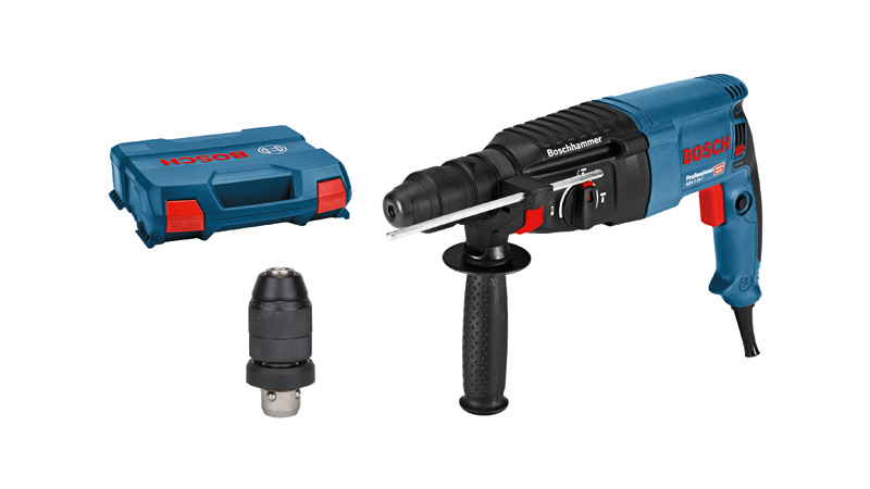 Bosch Power Tools 06112A4000 Bohrhammer mit SDS plus, Handwerkerkoffer