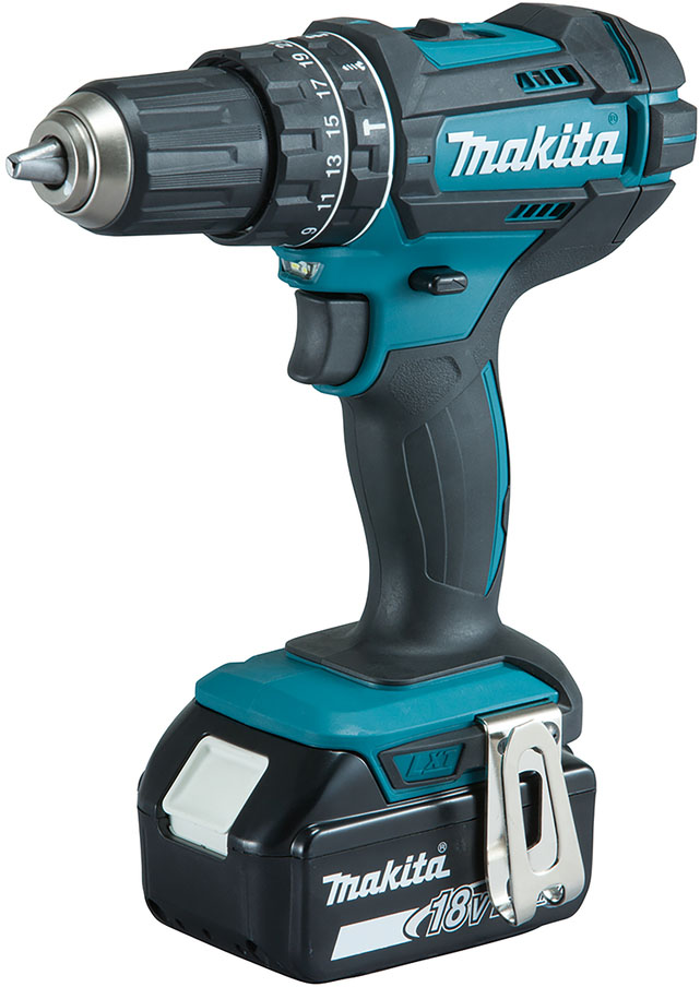 Makita DHP482RFX9 Akku-Schlagbohrschrauber 18V