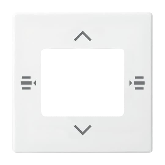 Busch-Jaeger 6108/61-914 Zentralscheibe alpinweiß 7-fach KNX