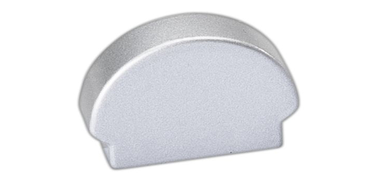 Barthelme 62399912 GARgano Endkappen-Set 2er silber