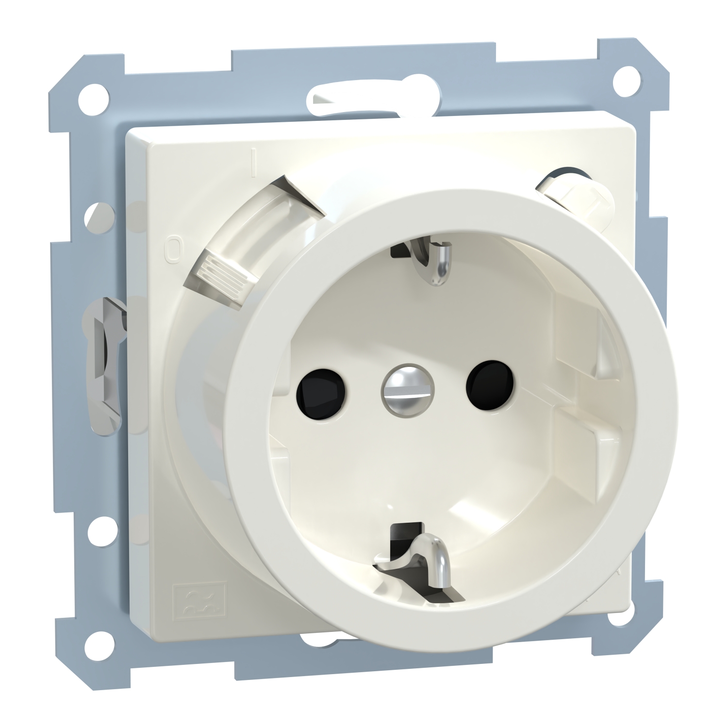 Merten 233819 FI-Steckdosen-Einsatz pwgl Schuko BRS