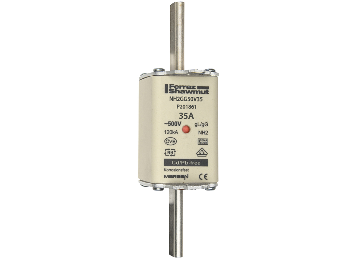 Mersen NH2GG50V35 NH-Sicherungseinsatz SF Gr.2 gG 35A/500V KM
