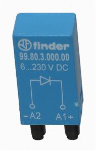 Finder 99.80.3.000.00 Freilaufdiode 6..220VDC f.Fas. 94.82/83/84
