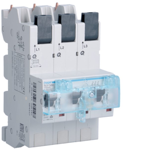 Hager HTS350C SLS-Schalter 3P Cs-50A Sammelschi
