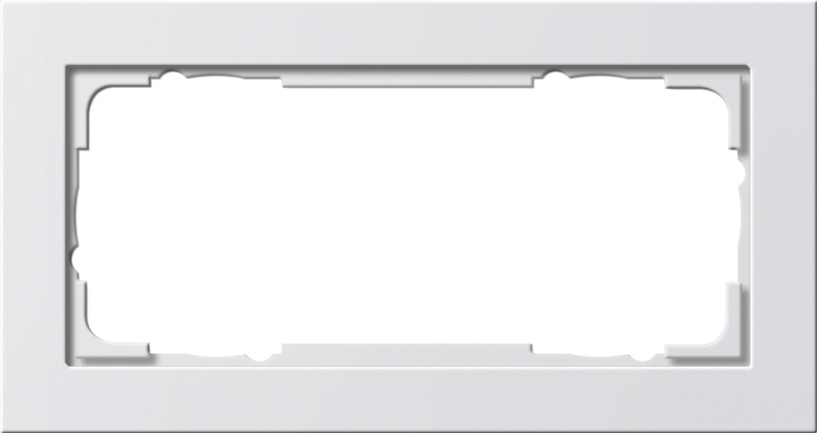 Gira 100229 Rahmen 2f.rws-gl o. Mittelsteg