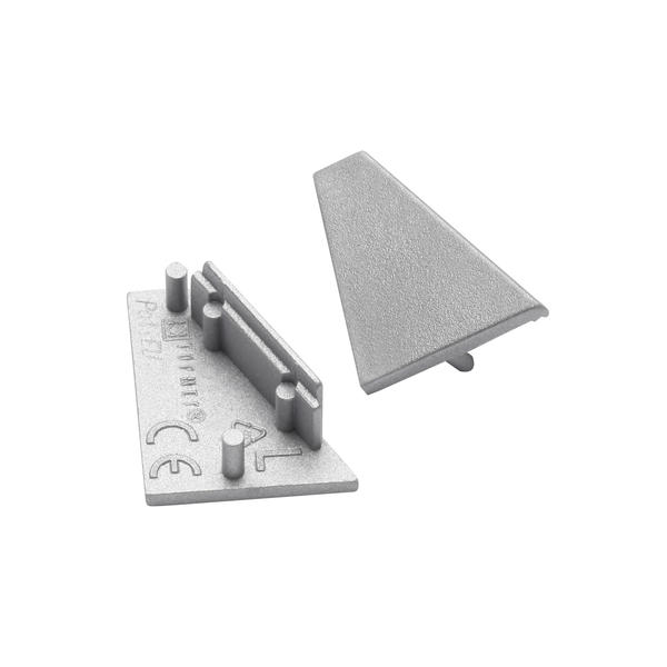 Brumberg Leuchten 53037260 Endkappen-Set silber