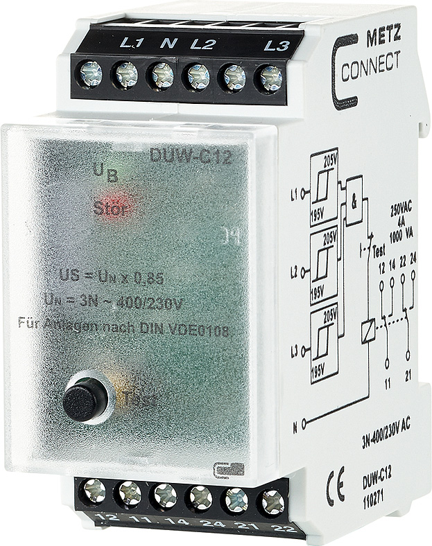 Metz Connect DUW-C12 3x230V Netzüberwachung